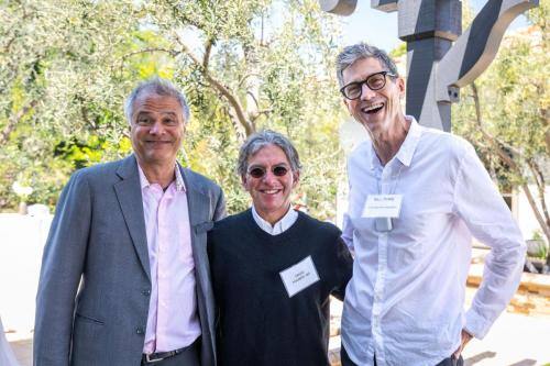 Robert Uhlaner, Dr. David Kulber, and Bill Pope