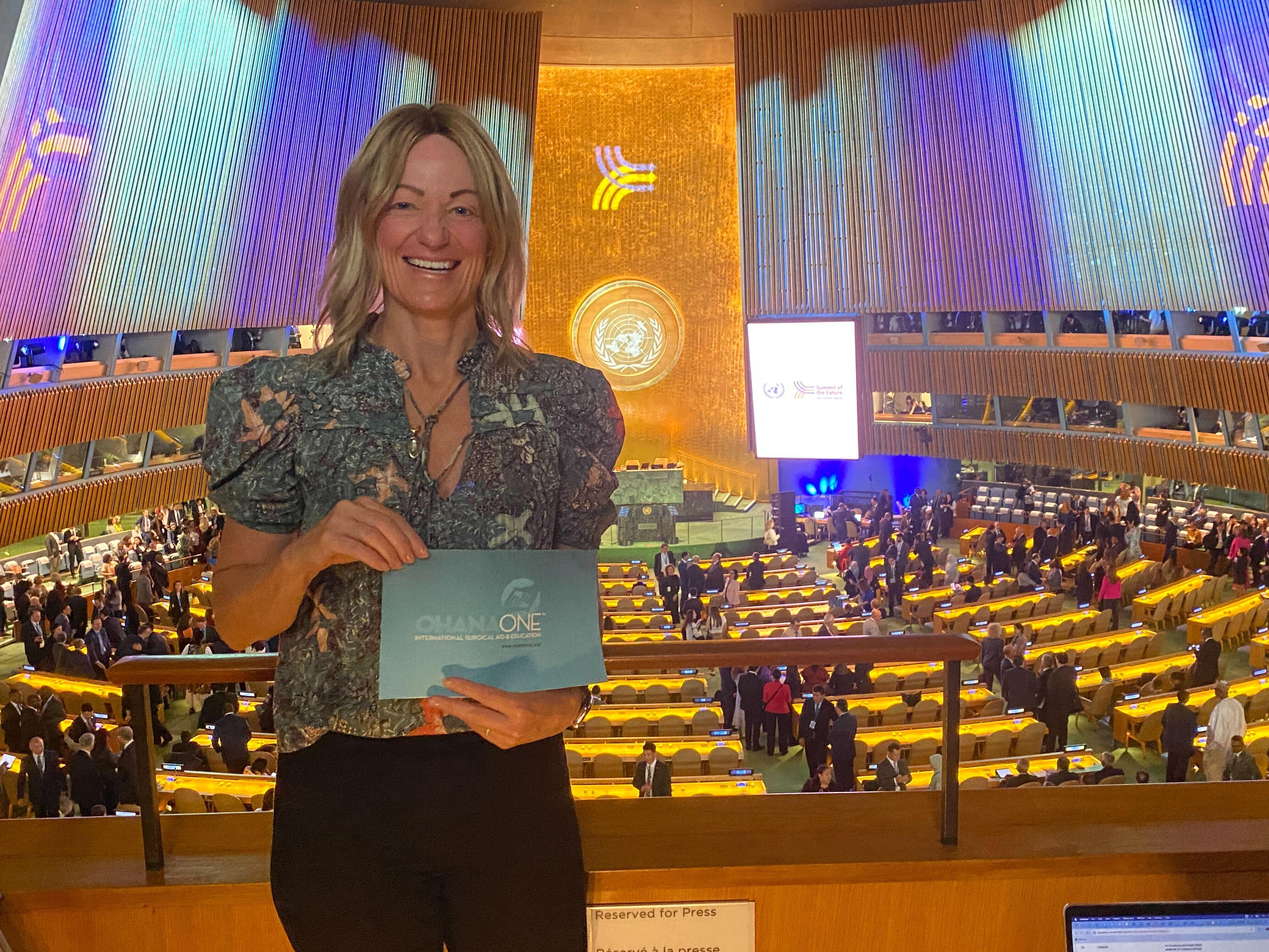 Jeanne Bray Represents Ohana One at the UN Summit of the Future